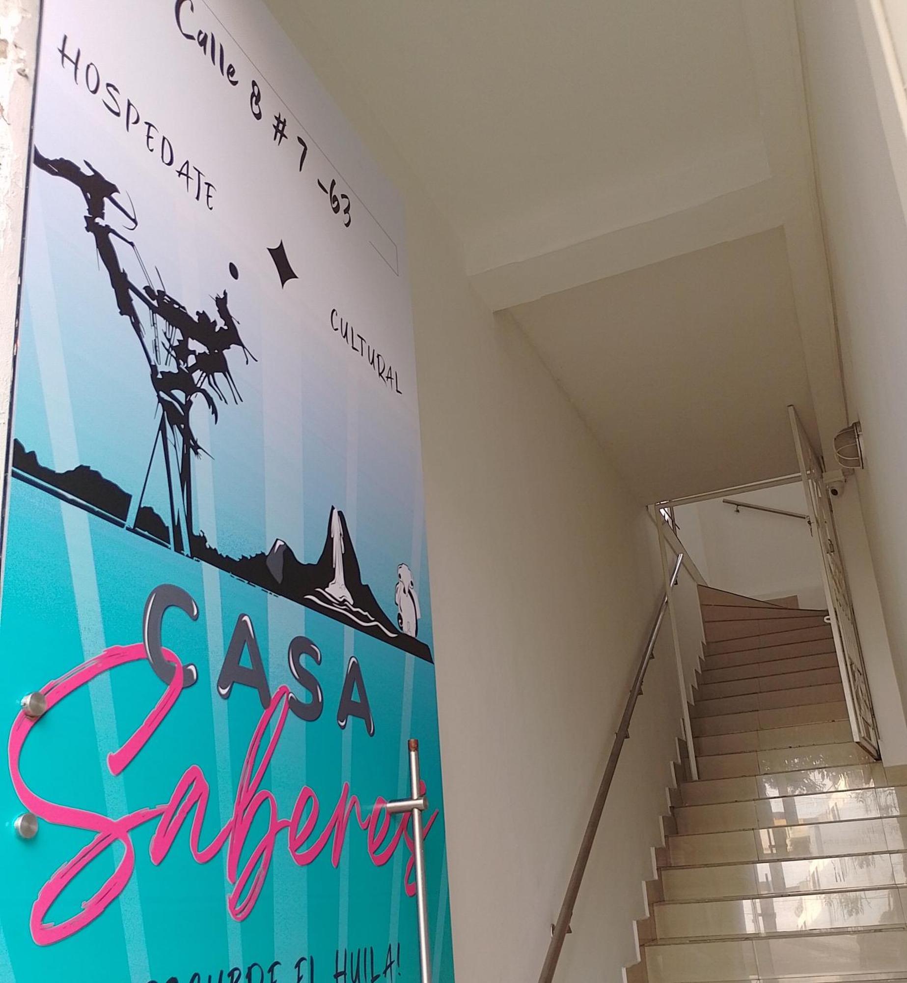 Hospedaje Casa Cultural Saberes نيفا المظهر الخارجي الصورة